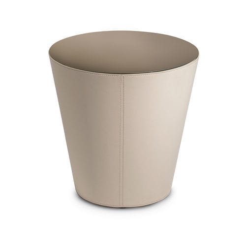 Moderner Couchtisch - CONICO - CANTORI - Leder / Glas / Gestell aus Leder