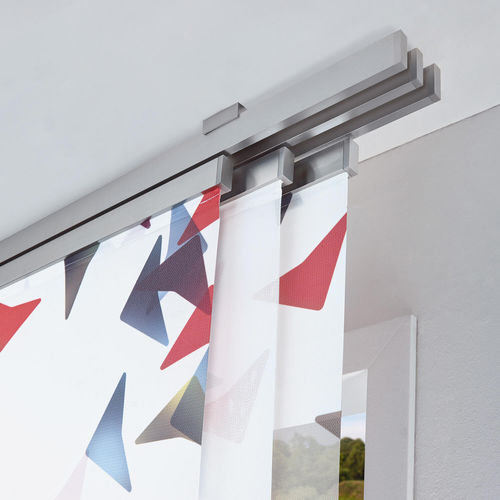 Aluminium-Gardinenstange - ERMINIA - CASA VALENTINA - zur Wandbefestigung / für Fenster