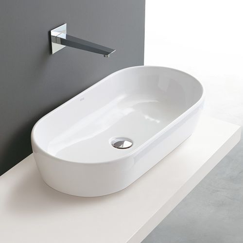 Aufsatzwaschbecken - COVER 70 - Ceramica Althea - Keramik / oval / ohne Öffnung