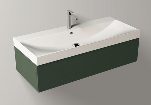 Eingebautes Waschbecken - JUST - Ceramica Althea - Keramik / Hochglanz / rechteckig