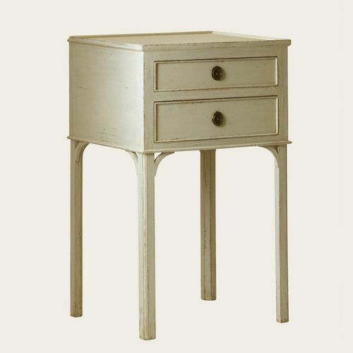 Nachttisch / Gustavianischer Stil - GUS 031  - CHELSEA TEXTILES - Massivholz / gestrichenes Holz / rechteckig