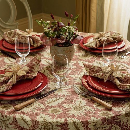 Leinen-Tischdecke - HONEYCOMB  - CHELSEA TEXTILES