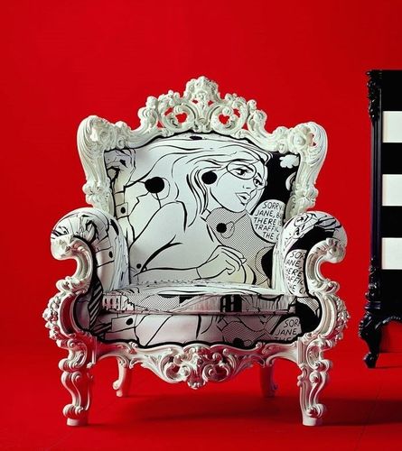 Neobarock-Sessel - GIACOMO CR/841 - CREAZIONI - Stoff