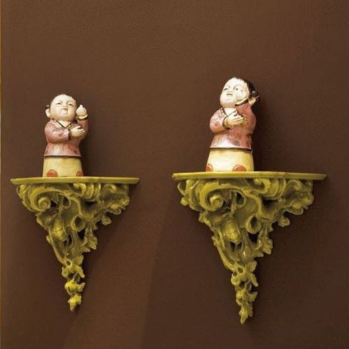Wandmontiertes Regal - GOCCIOLA CR/3713 - CREAZIONI - Stil / Holz