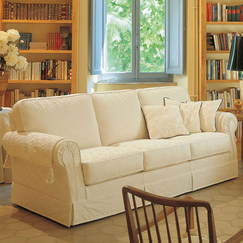 Klassisches Sofa - VICTORIA - DANTI di Danti Stefano e C. - Stoff / mit abnehmbarem Bezug / beige