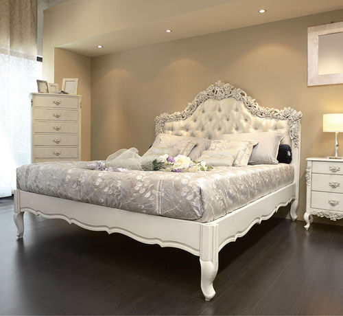 Doppelbett - ROSES - DANTI di Danti Stefano e C. - Stil / gepolstertes Kopfteil / Stoff