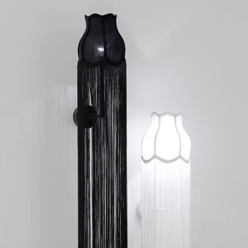 Moderne Wandleuchte - FRANJE - DARK AT NIGHT NV - für den Innenraum / Metall / Stoff