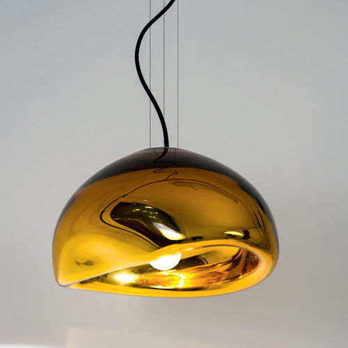 Hängelampe - AUSUM - DARK AT NIGHT NV - Aluminium / Glas / Stahl