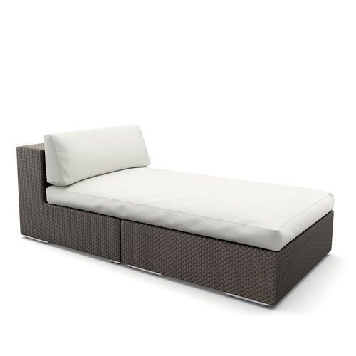 Moderne Récamiere - LOUNGE - DEDON GmbH - Stoff / Synthetikfaser / Gestell aus Aluminium
