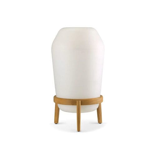 Bodenlampe - LOON - DEDON GmbH - Kunststoff / Teakholz / modern