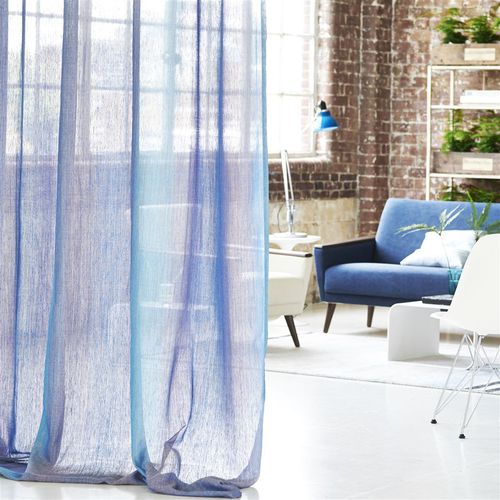 Einfarbige Gardine - CASSANO - DESIGNERS GUILD - waschbar / Webware / lichtdurchlässig
