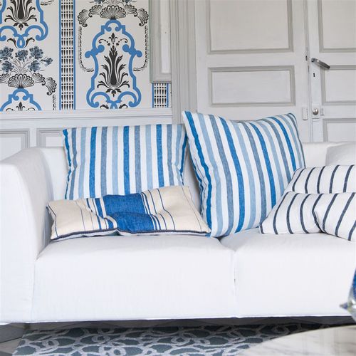 Möbelstoff - BRERA RIGATO  - DESIGNERS GUILD - für Vorhänge / Streifenmuster / Leinen