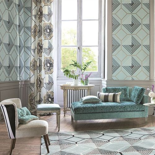 Möbelstoff - DARLY - DESIGNERS GUILD - für Vorhänge / Wand / Motiv