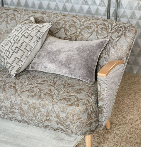 Möbelstoff - PALLADIO - DESIGNERS GUILD - Streifenmuster / Damast-Motiv / einfarbig