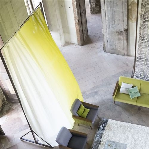Einfarbige Gardine - SARAILLE - DESIGNERS GUILD - Motiv / Leinen / Satin