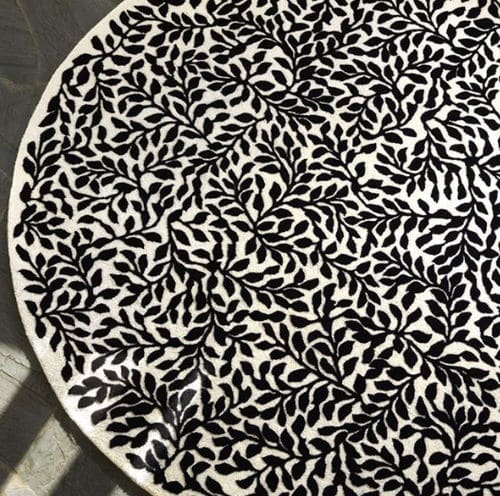 Moderner Teppich - BOSQUET CARBONE - DESIGNERS GUILD - Motiv / Wolle / rechteckig
