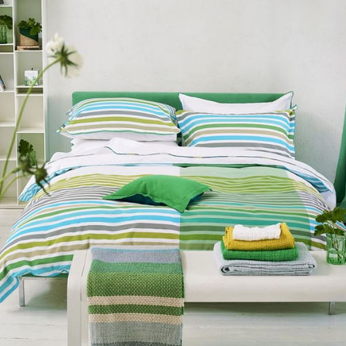 Baumwolle-Bettdecke - HARRINGTON AQUA - DESIGNERS GUILD