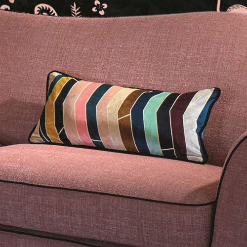Rechteckiges Kissen - PIETRA DURA - DESIGNERS GUILD - Streifenmuster / Baumwolle / mehrfarbig