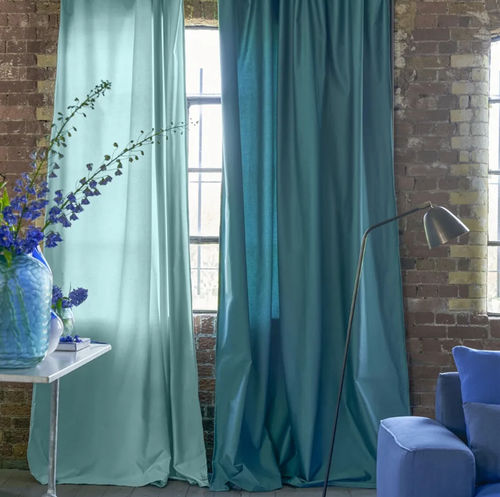 Möbelstoff - PERLEDO  - DESIGNERS GUILD - für Vorhänge / einfarbig / Baumwolle