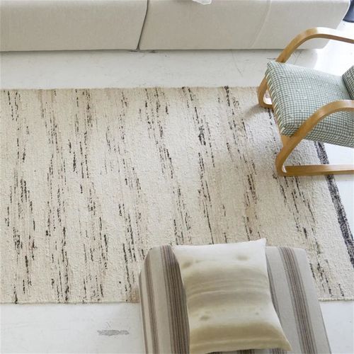 Moderner Teppich - GWEN FLAX  - DESIGNERS GUILD - abstraktes Motiv / Wolle / aus Jute