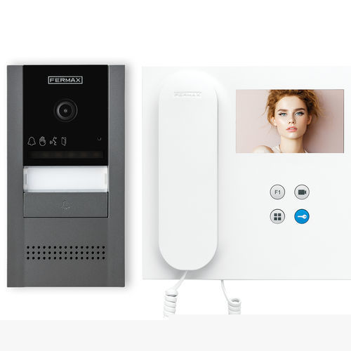 Farbige Video-Türsprechanlage - CORA VEO 4,3 - FERMAX ELECTRÓNICA - Wohnbereich / wandmontiert / für Außenbereich