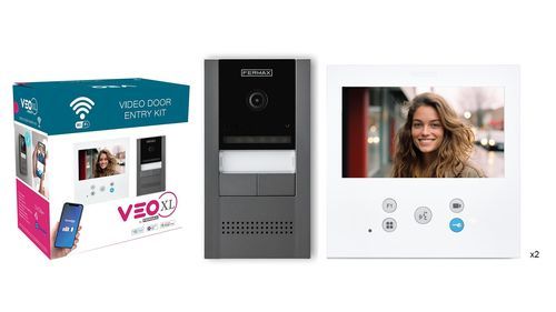 Video-Türsprechanlagensystem / Metall - CORA VEO-XL DUOX PLUS  - FERMAX ELECTRÓNICA - für Geschäftsgebäude / Wohnbereich / Aufputz