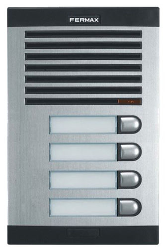 Aluminium-Türstation - CITYLINE CLASSIC: 08593  - FERMAX ELECTRÓNICA - für Außenbereich / ohne Kamera / mit 4 Tasten