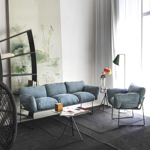 Modernes Sofa - ELISA  - DRIADE - für Außenbereich / Stoff / Polyurethanschaum