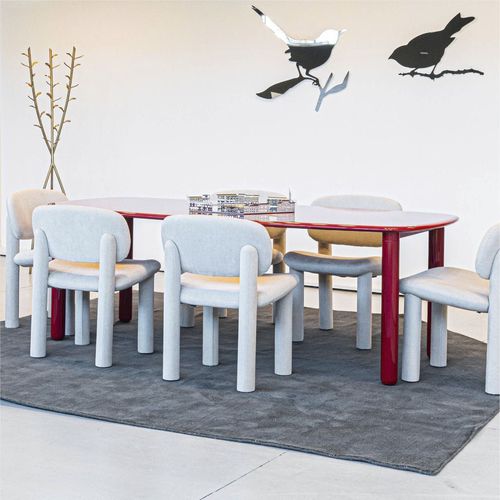 Wandmontierter Spiegel - TAYLOR BIRD - DRIADE - modern / polierter Edelstahl / silberfarben
