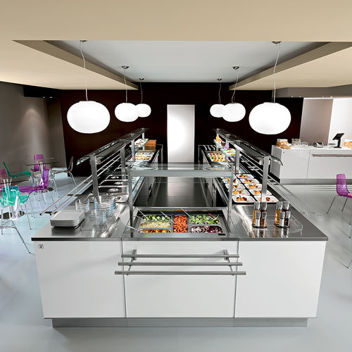 Verkaufskühlvitrine - SNACK&FOOD - IFI - für Konditoreien / für Restaurants / mit Licht