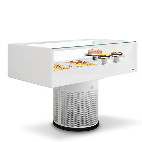 Verkaufskühlvitrine - COLONNA - IFI - für Konditoreien / Metall / mit Flügeltür