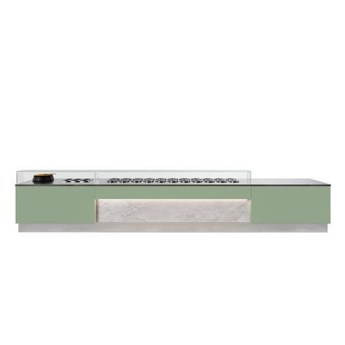 Kühltisch für gewerbliche Einrichtungen / für Bar - YES 04 - IFI - für Einzelhandel / für Eis / modular