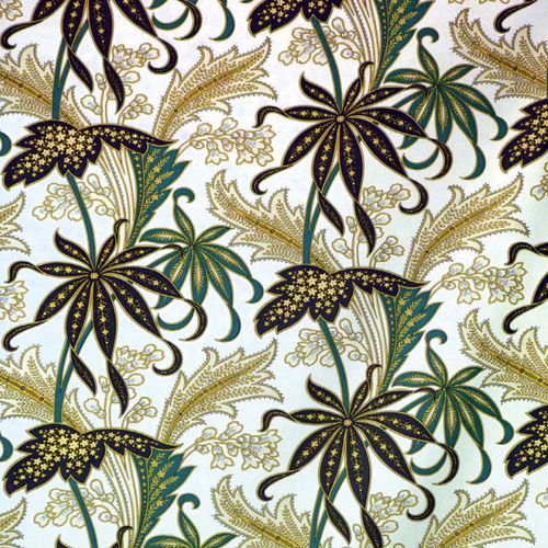 Möbelstoff - LOUISIANNE - EDMOND PETIT - für Vorhänge / Naturmotiv / Blumenmotive
