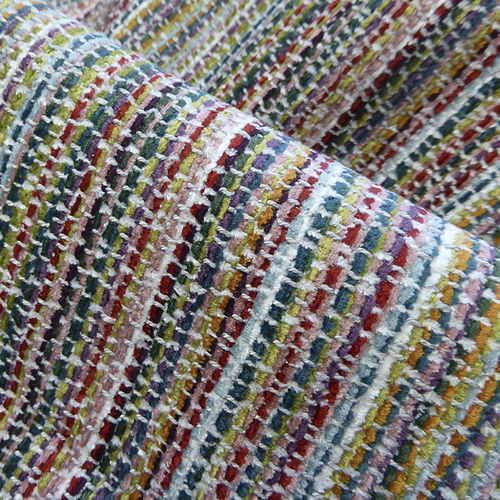 Möbelstoff - RAYURE FOLK - EDMOND PETIT - Streifenmuster / Polyester / Baumwolle