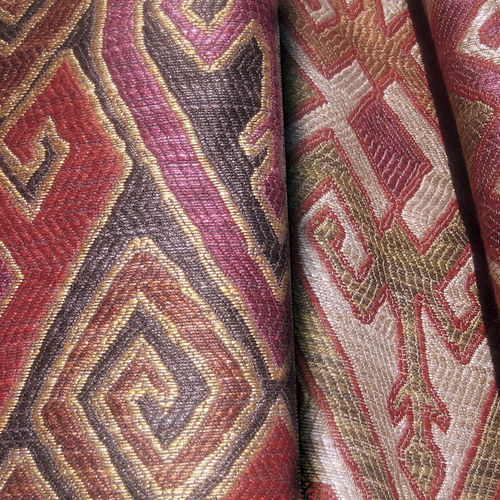 Möbelstoff - KILIM  - EDMOND PETIT - geometrisches Muster / Baumwolle / Leinen