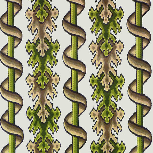Möbelstoff - POINT DE HONGRIE - EDMOND PETIT - Motiv / Baumwolle / Leinen