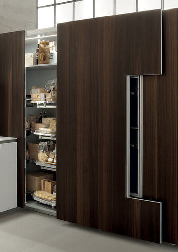 Moderner Lagerschrank für Küchen - ERNESTOMEDA - Holz