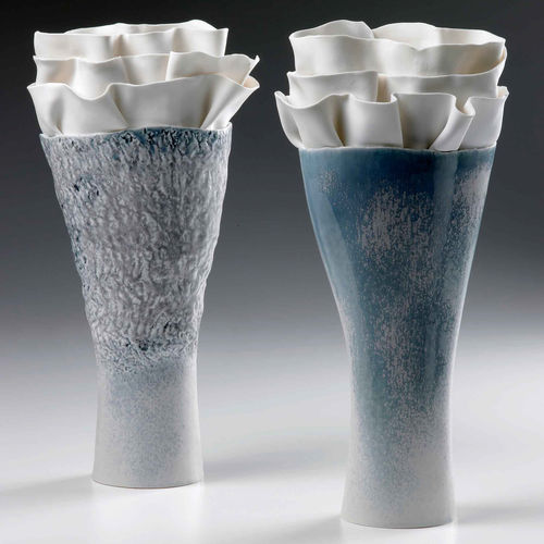 Moderne Vase - AV AVL series - FOS CERAMICHE - Porzellan / handgefertigt