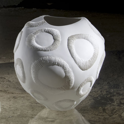 Moderne Vase - FVG-12 W - FOS CERAMICHE - Porzellan / handgefertigt
