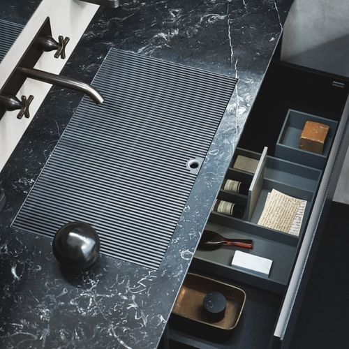 Aufsatzwaschbecken - Ell - AGAPE - Mineralwerkstoff / Corian® / Marmor