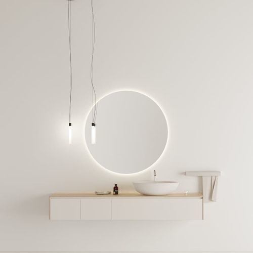 Wandmontierter Spiegel - Memory - AGAPE - modern / rund / transparent