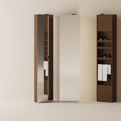 Standspiegel - Voilà - AGAPE - modern / rechteckig / Holz