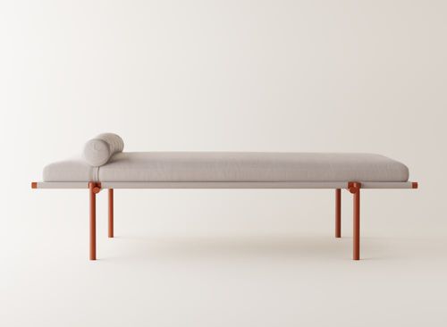 Moderne Tagesliege - Rendez-vous - AGAPE - Stoff / Aluminium / Gestell aus Aluminium