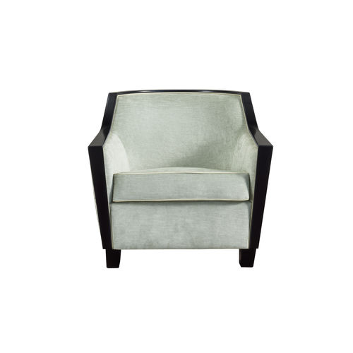 Moderner Clubsessel - MILANO : ACQUAMARINA ACQ 02B - GALIMBERTI NINO - Stoff / Buche / mit abnehmbarem Bezug