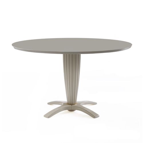 Moderner Esstisch - MILANO : ORLANDO ORL 18G - GALIMBERTI NINO - Massivholz / lackiertes Holz / rund