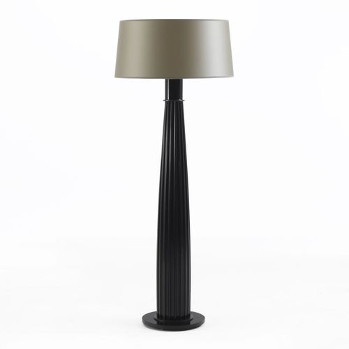 Bodenlampe - MILANO : ORLANDO ORL 16F - GALIMBERTI NINO - Seide / Massivholz / klassisch