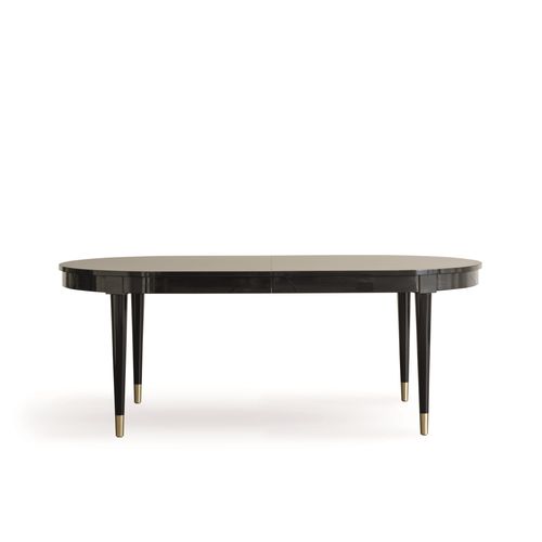 Moderner Esstisch - MILANO : ZIRCONE ZIR 32B - GALIMBERTI NINO - Massivholz / oval / ausziehbar