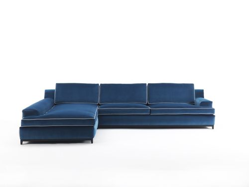 Modulsofa - HUGO HUG C11 - GALIMBERTI NINO - klassisch / Stoff / mit abnehmbarem Kissen