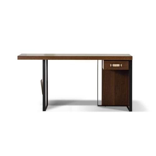 Moderner Schreibtisch - KOBE KOB 02B - GALIMBERTI NINO - Eiche / Holzfurnier / Ebenholz