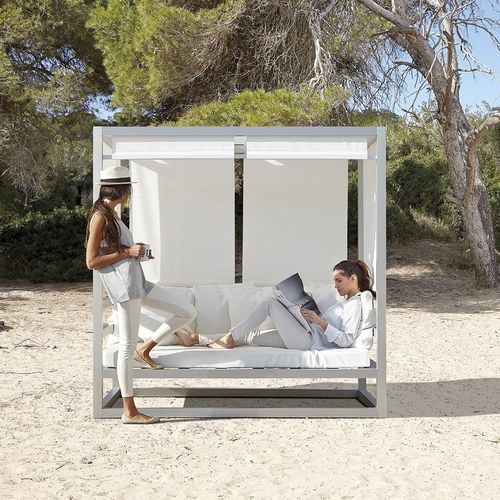 Selbsttragende Pergola - TRES AL FRESCO - GANDIA BLASCO - Kunststoff / Aluminium / Polyurethanschaum